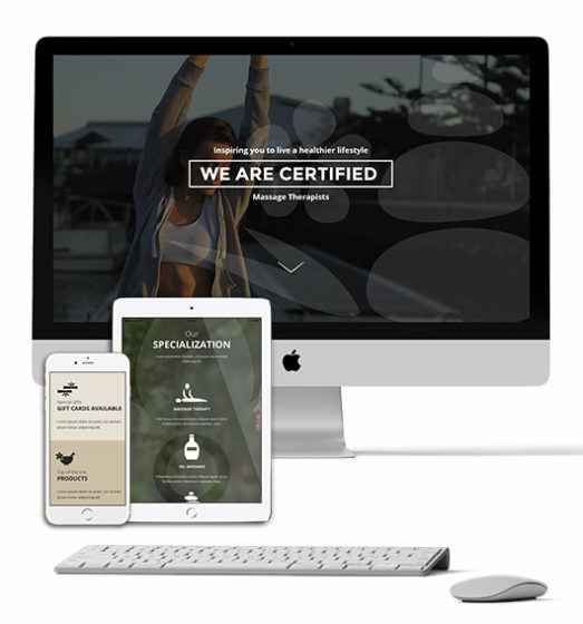 Free Divi Layout | Beautiful Design For Health Spa Or Wellness Centre