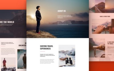 Travel Websites Divi Theme Layout Pack