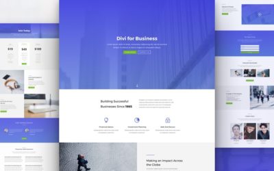 Divi Theme Business Layout Pack