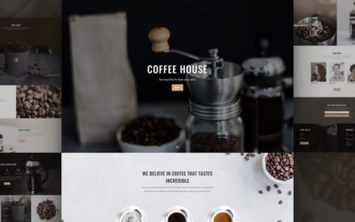 Free Coffee Shop Layout Pack for Divi Theme