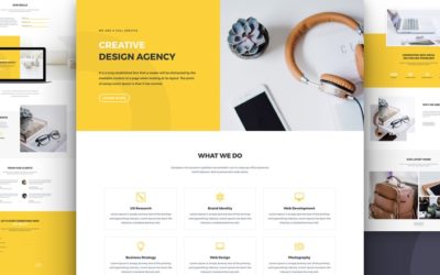 Design Agency Layout Pack for Divi Theme