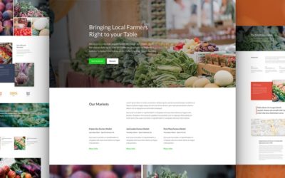 Fresh Farmers Market Divi Theme Layout Pack