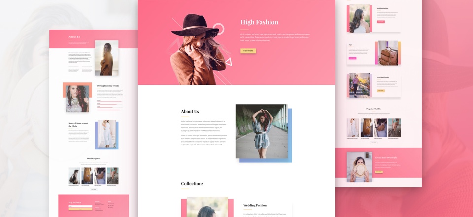 Fashion Layout Pack for Divi Theme