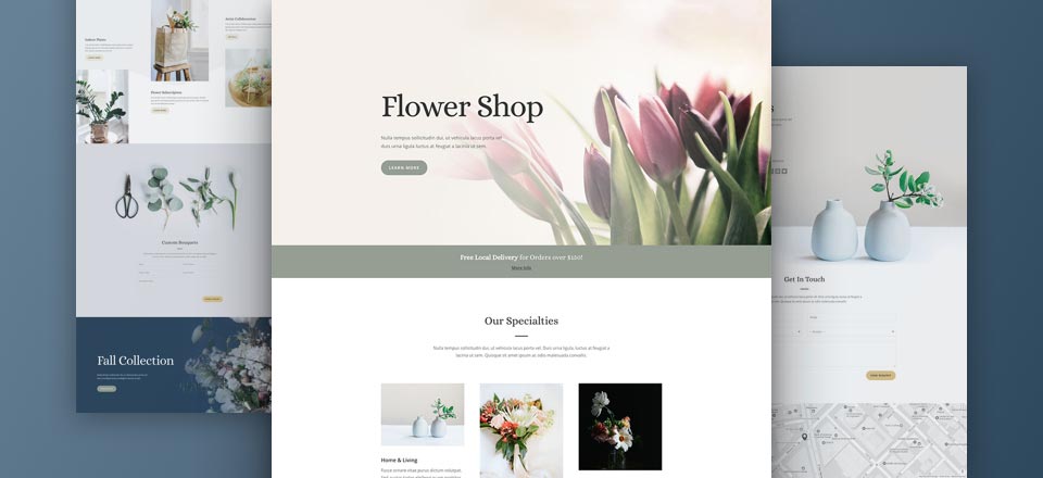 Florist Layout Pack for Divi Theme