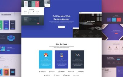 Download a Stunning Free Web Agency Divi Layout Pack