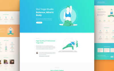 Yoga Layout Pack for the Divi Theme