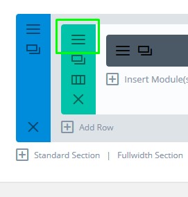 row settings