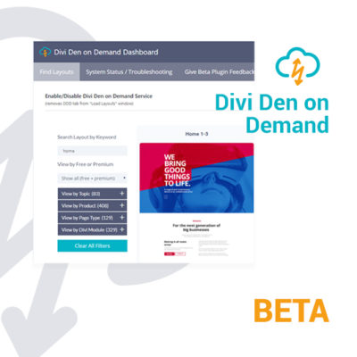 The Free Divi Den on Demand