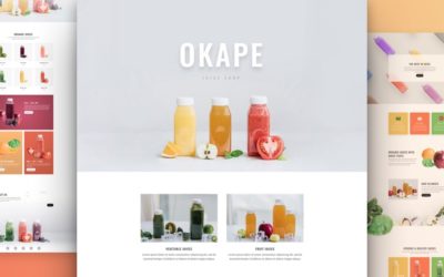 Juice Shop Free Divi Layout Pack