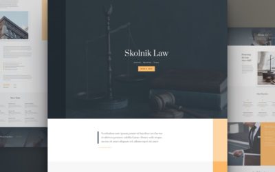 Law Firm Free Divi Layout Pack