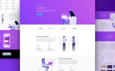 Software Marketing Free Divi Layout Pack