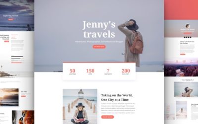 Travel Blog Free Divi Layout Pack