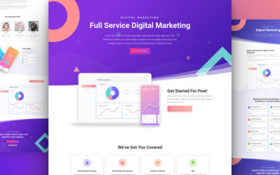 Digital Marketing Free Divi Layout Pack