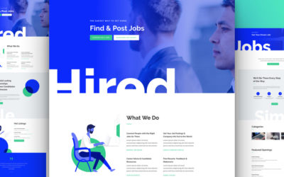 Job Recruiter Free Divi Layout Pack