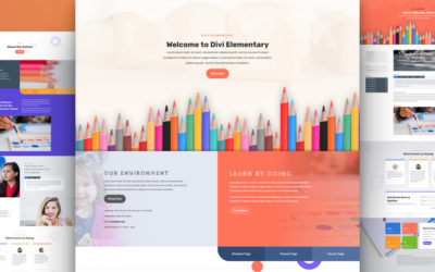 Elementary School Free Divi Layout Pack