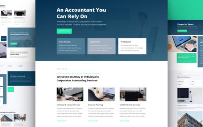 Accountant Free Divi Layout Pack