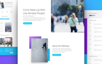 Meetup Free Divi Layout Pack