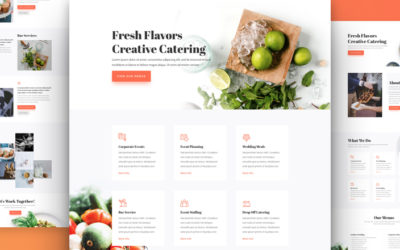 Food Catering Free Divi Layout Pack