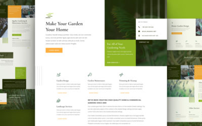 Gardener Free Divi Layout Pack