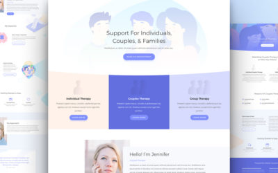 Therapist Free Divi Layout Pack