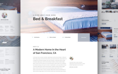 Bed and Breakfast Free Divi Layout Pack