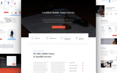 Notary Public Free Divi Layout Pack