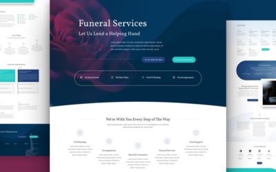 Funeral Home Free Divi Layout Pack