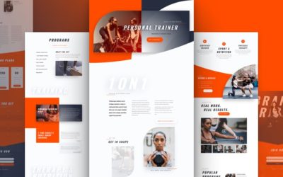 Personal Trainer Free Divi Layout Pack