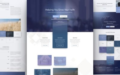 Church Free Divi Layout Pack