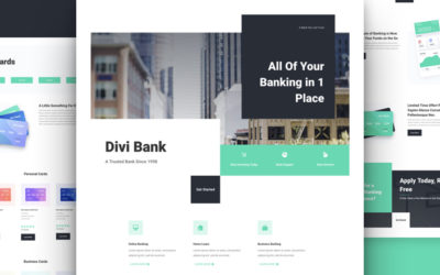 Bank Website Free Divi Layout Pack