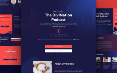 Podcast Free Divi Layout Pack