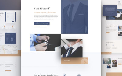 Suit Tailor Free Divi Layout Pack