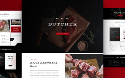 Butcher Free Divi Layout Pack