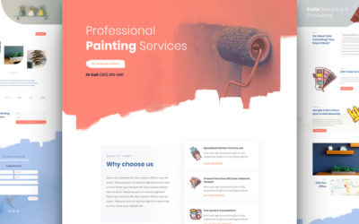 Painting Service Free Divi Layout Pack