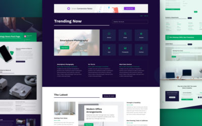 Technology News Free Divi Layout Pack