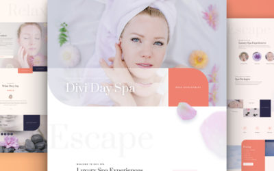 Day Spa Free Divi Layout Pack