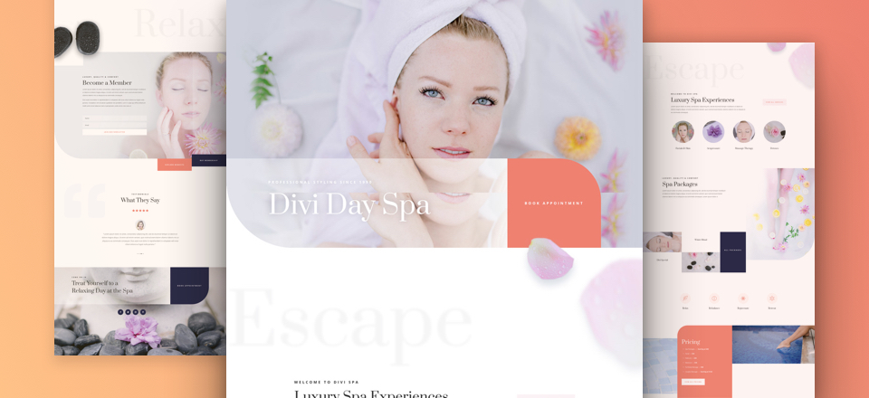 Day Spa Free Divi Layout Pack