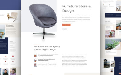 Furniture Store Free Divi Layout Pack