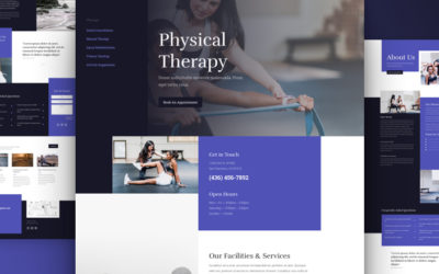 Physical Therapy Free Divi Layout Pack