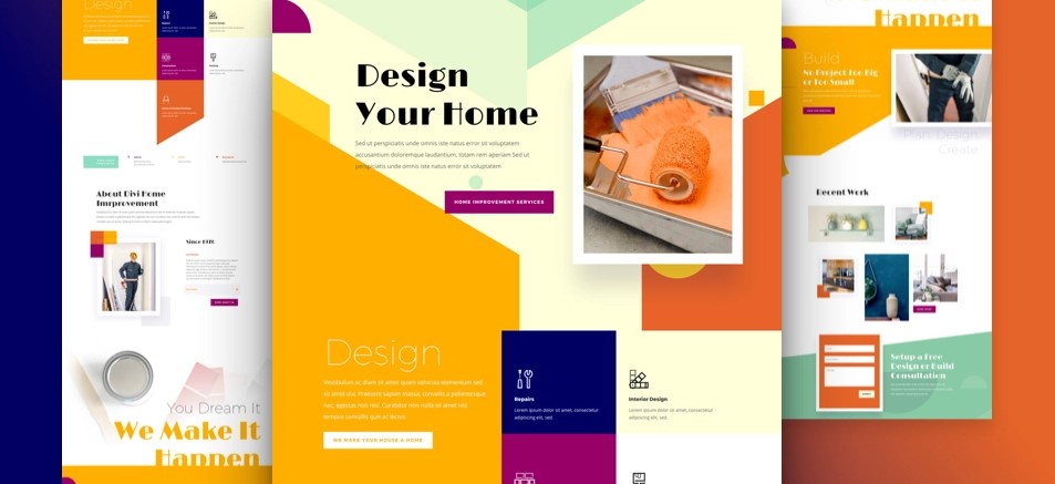 Home Improvement Free Divi Layout Pack