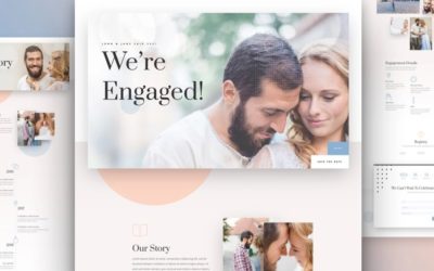 Wedding Engagement Free Divi Layout Pack