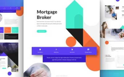 Mortgage Broker Free Divi Layout Pack