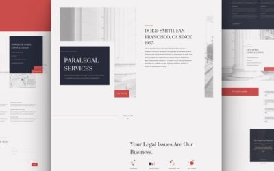 Paralegal Divi Layout Pack