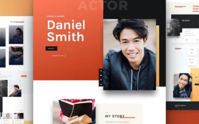 Actor CV Free Divi Layout Pack