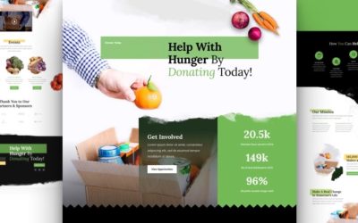 Food Bank Free Divi Layout Pack