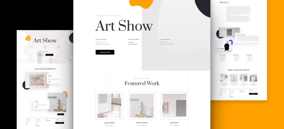 Art Gallery Free Divi Layout Pack
