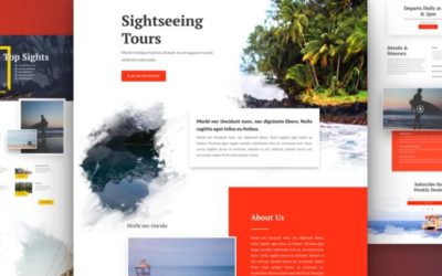 Sightseeing Free Divi Layout Pack