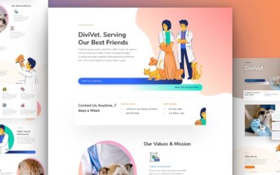 Veterinarian Free Divi Layout Pack