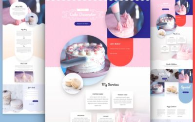 Cake Maker Free Divi Layout Pack