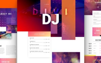 DJ Free Divi Layout Pack